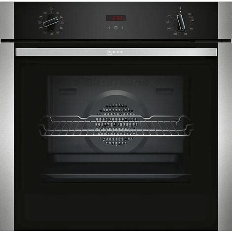 horno integrado 71l 60cm con acero inoxidable ecoclean - b1acd5an0 - neff