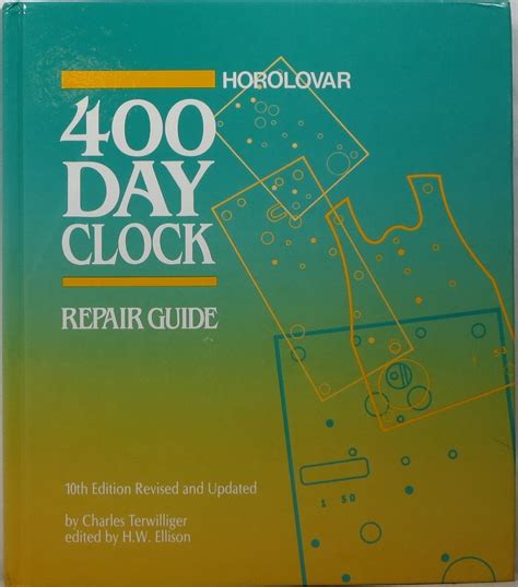 Full Download Horolovar 400 Day Clock Repair Guide Hardcover 