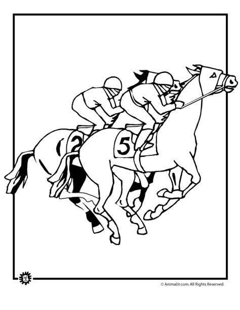 Horse Race Coloring Page Free Printable Coloring Pages Race Horse Coloring Pages - Race Horse Coloring Pages