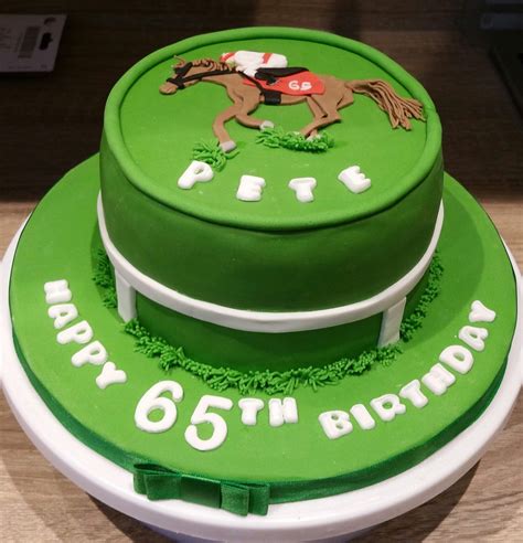 horse racing cake