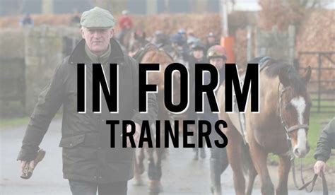 horse trainers in form