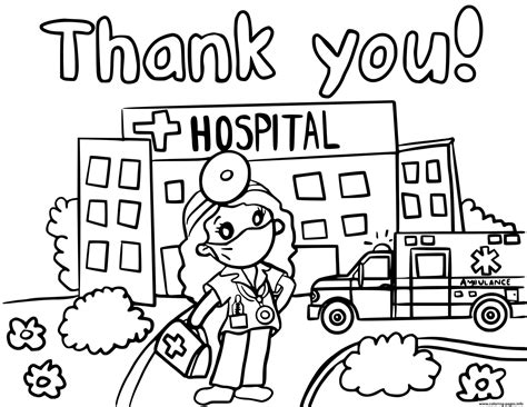 Hospital Coloring Pages Coloring Nation Hospital Coloring Pages Printables - Hospital Coloring Pages Printables
