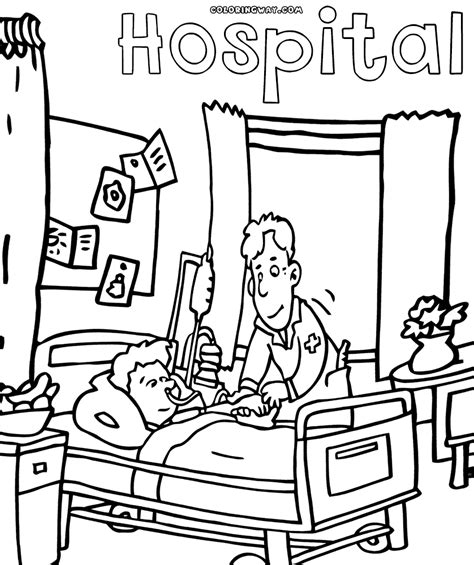 Hospital Coloring Pages Free Pdf Printables Pinterest Hospital Coloring Pages Printables - Hospital Coloring Pages Printables