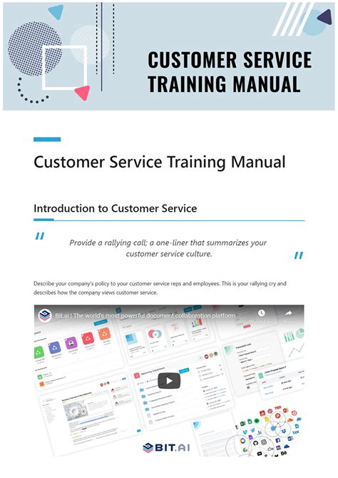 Download Hospitality Customer Service Training Manual Template File Type Pdf 