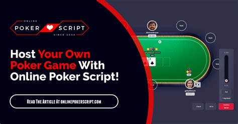 host a poker game online frnb