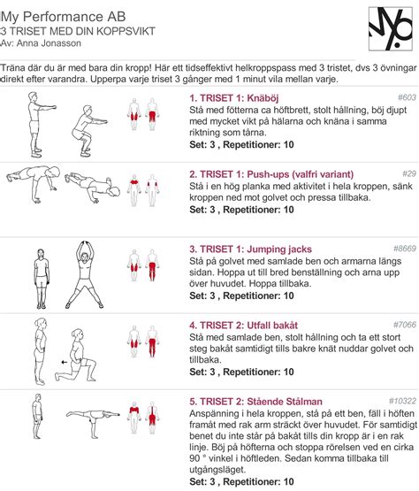 hostar efter träning