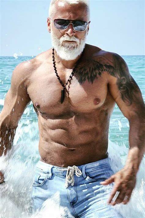 hot older men nude
