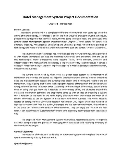 Hotel Management System Documentation