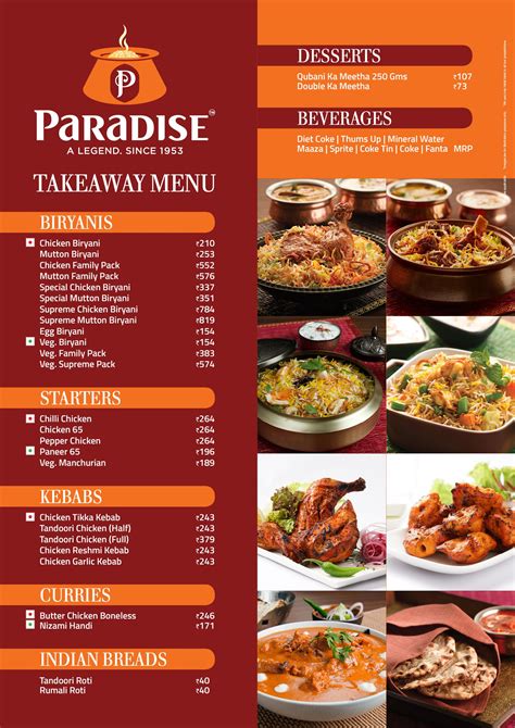 Hotel Menu List