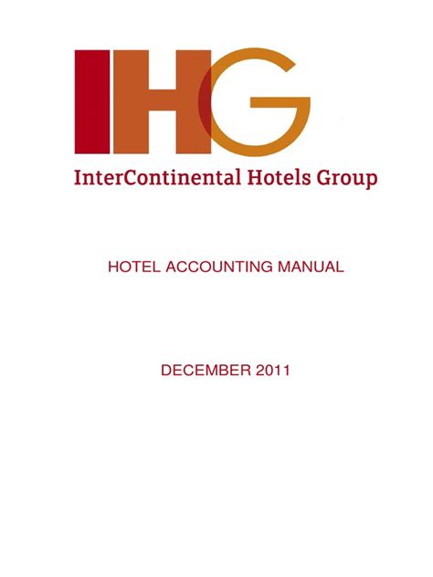 Read Online Hotel Accounting Manual 