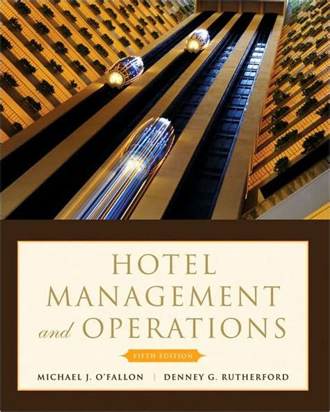 Read Hotel Management And Operations 5Th Edition 