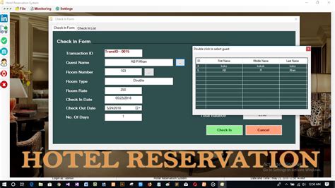 Read Online Hotel Management System Project In Vb With Source Code 
