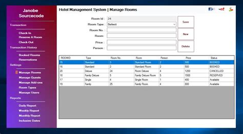 Read Online Hotel Management System Project In Vb With Source Code 