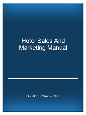 Download Hotel Sales And Marketing Manual 