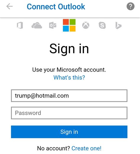 hotmail login