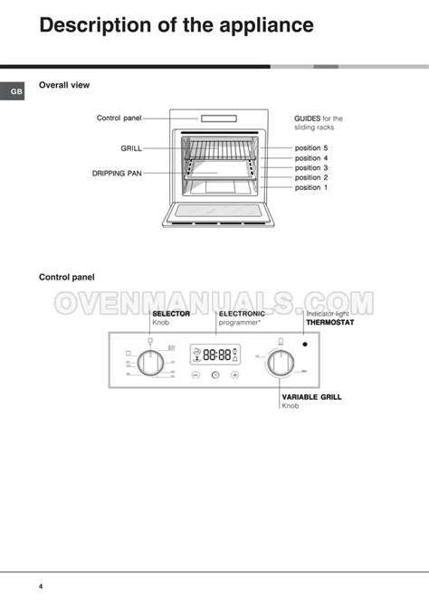 Full Download Hotpoint Oven Manual 