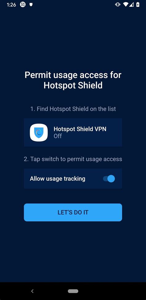hotspot shield 5 for android