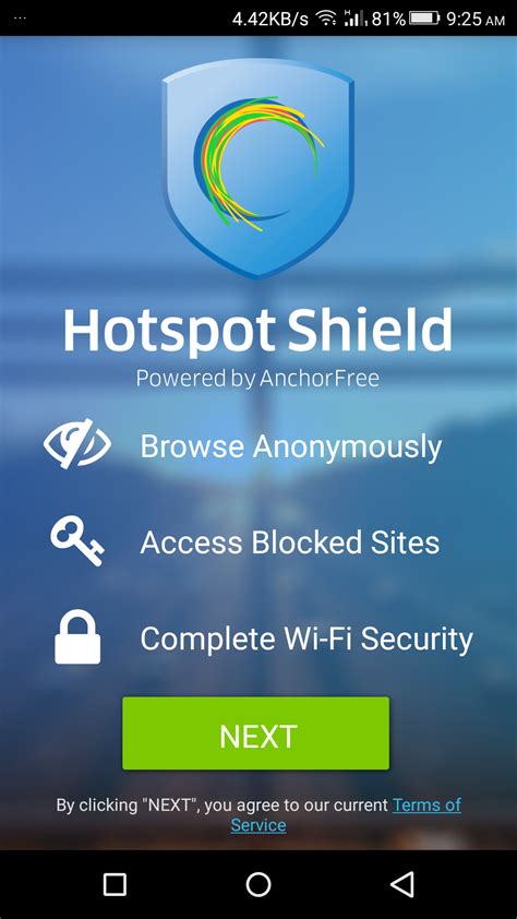 hotspot shield vpn android