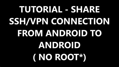 hotspot vpn without root