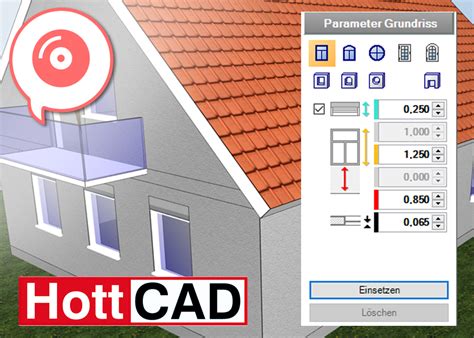 hottcad dach zeichnen