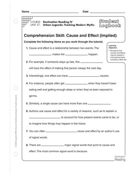 Download Houghton Mifflin Theme Comprehension Skills Grade 5 Pdf 