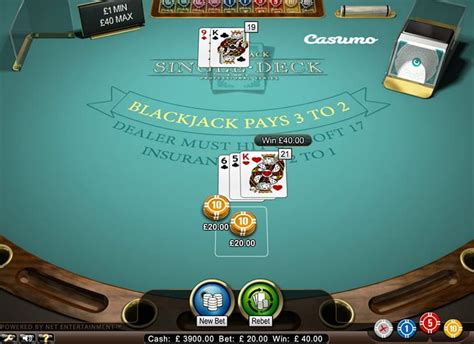 house advantage single deck blackjack dkhm