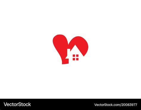 house heart logo