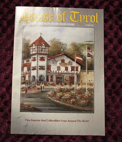 House Of Tyrol Catalog