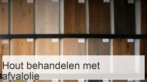 hout behandeling