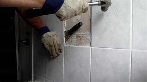 How Do You Remove Ceramic Tile From Bathroom Walls?