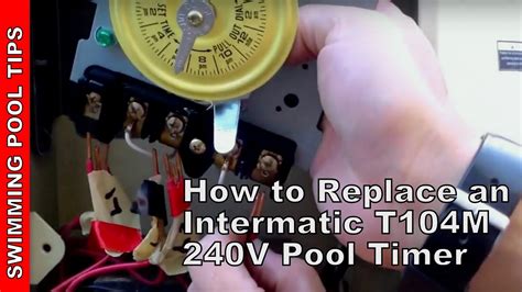 how do you replace intermatic bathroom timer?