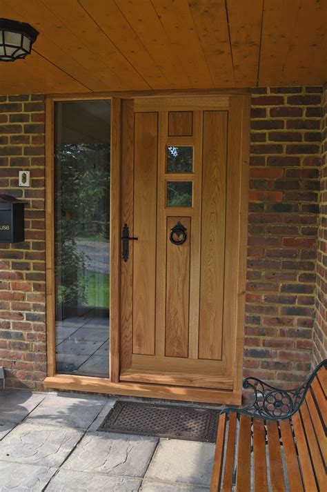 how do you treat an exterior oak door?