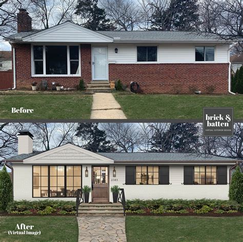 How Do You Update A Painted Brick Exterior?