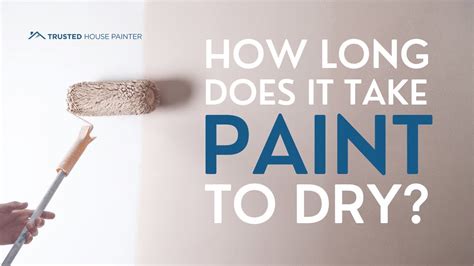 How Long Does Flat Exterior Paint Take To Dry?