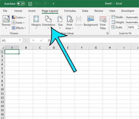 How To Change Excel From Landscape To Portrait Google Drive?