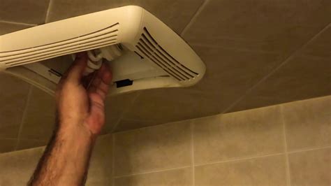 How To Change Light Bulb In Nutone Bathroom Extractor Fan?
