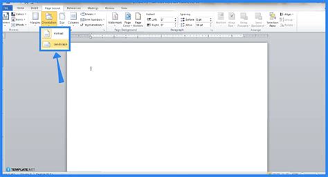 How To Change Portrate To Landscape In Word 2003?