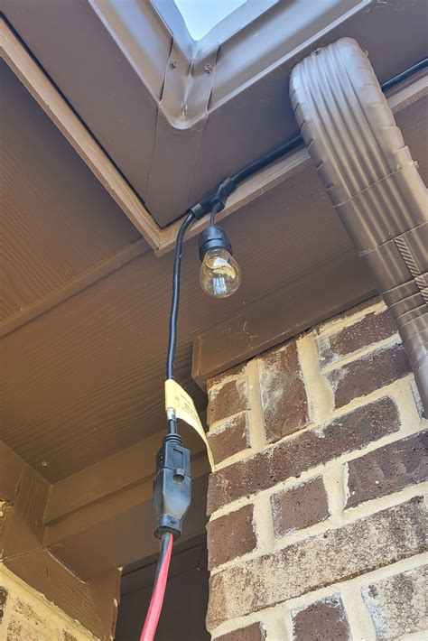 How To Connect A Corded Exterior Fixture?