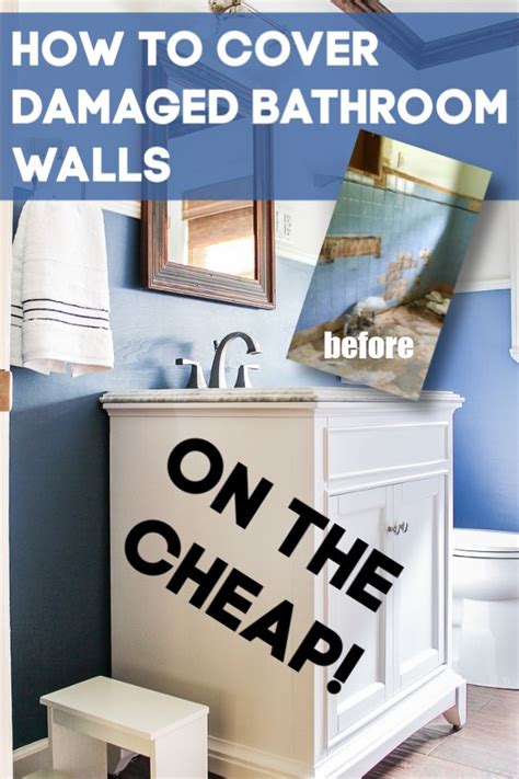 How To Cover Uneven Bathroom Walls?