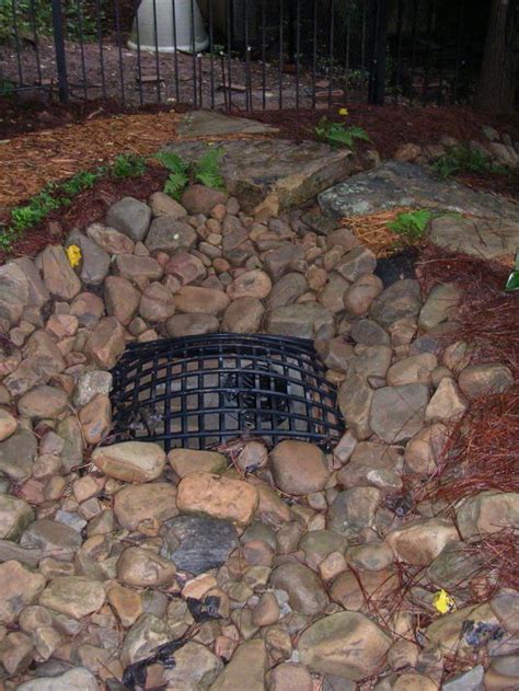 How To Do Landscape Rocks Around Sewer Access?