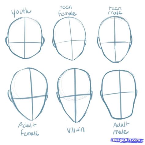 Nafisa | How to draw a anime head shape