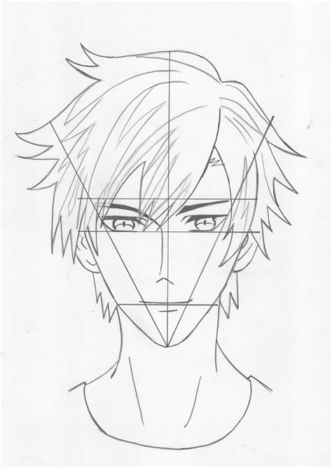 Nafisa | How to draw a boy face anime characters