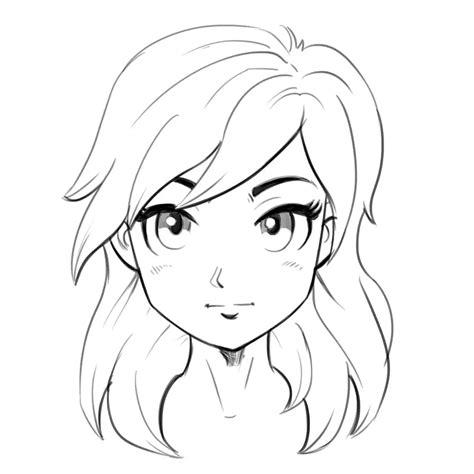 Modernalternativemama | How to draw a girl face anime drawing
