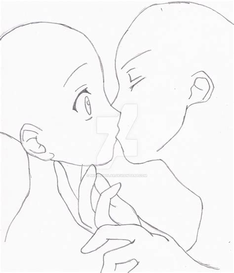  - How to draw anime couple kissing base game