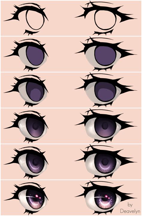 Agshowsnsw | How to draw anime eyes easy tutorial