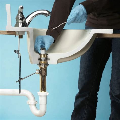 How To Fix Detached Lift Rod In Bathroom Sink?