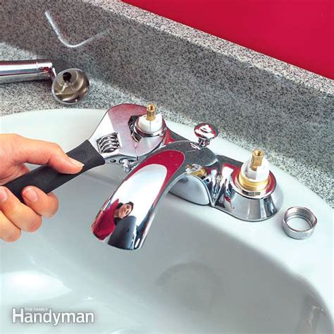 how to fix leaking bathroom sink tap?