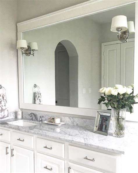 How To Frame A Bathroom Mirror With Crown Molding?