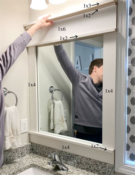 How To Frame A Bathroom Mirror With Molding Video?