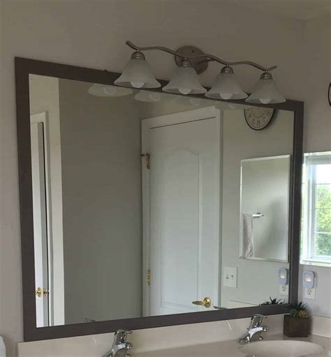 How To Frame Bathroom Mirror Easy?